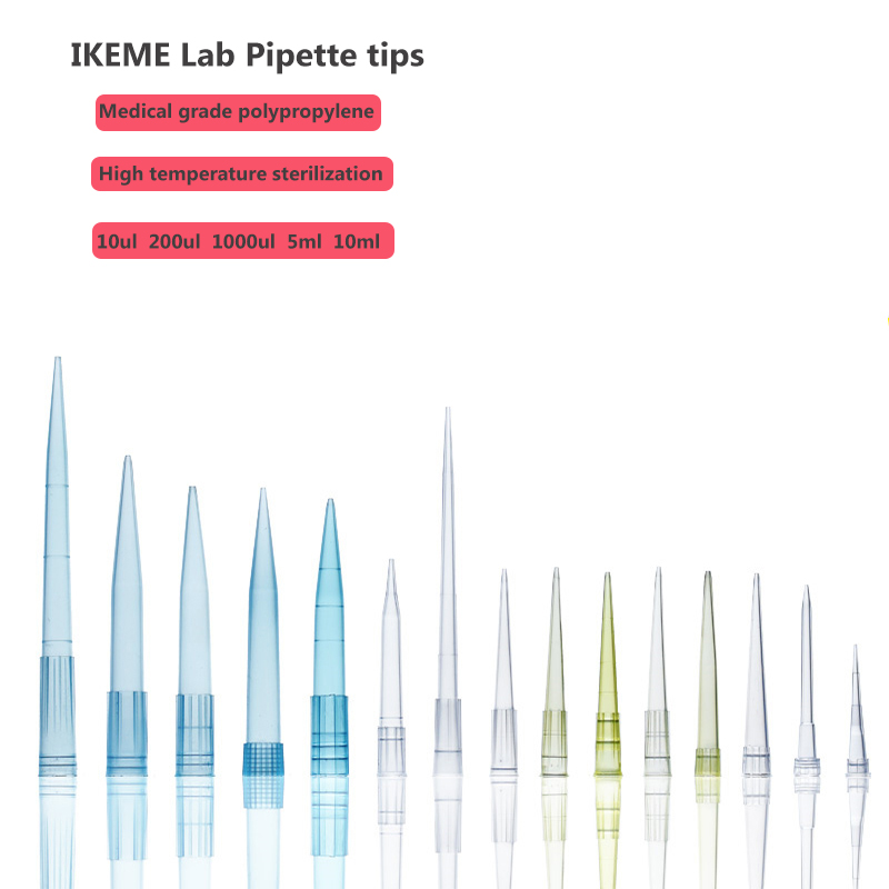 Medical Lab Supplies - WEIAI Laborpipettenspitzen aus Kunststoff 10ul/200ul/1000ul/5ml/10ml Einweg-Mikropipettenspitzen