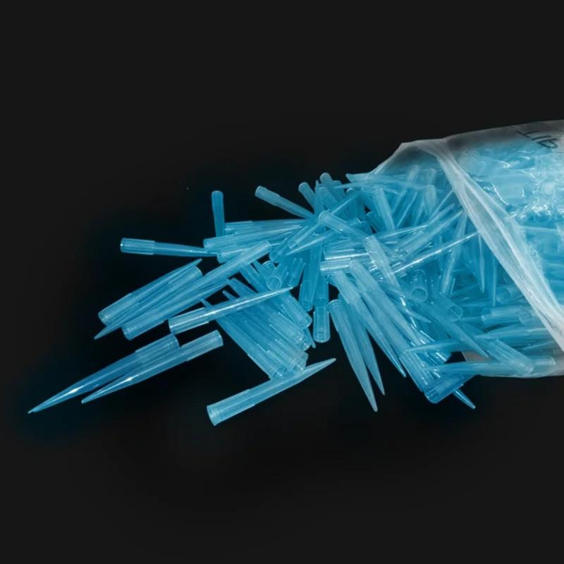 Medical Lab Supplies - 500 Stück 1 ml transparente Einweg-Mikropipettenspitzen,