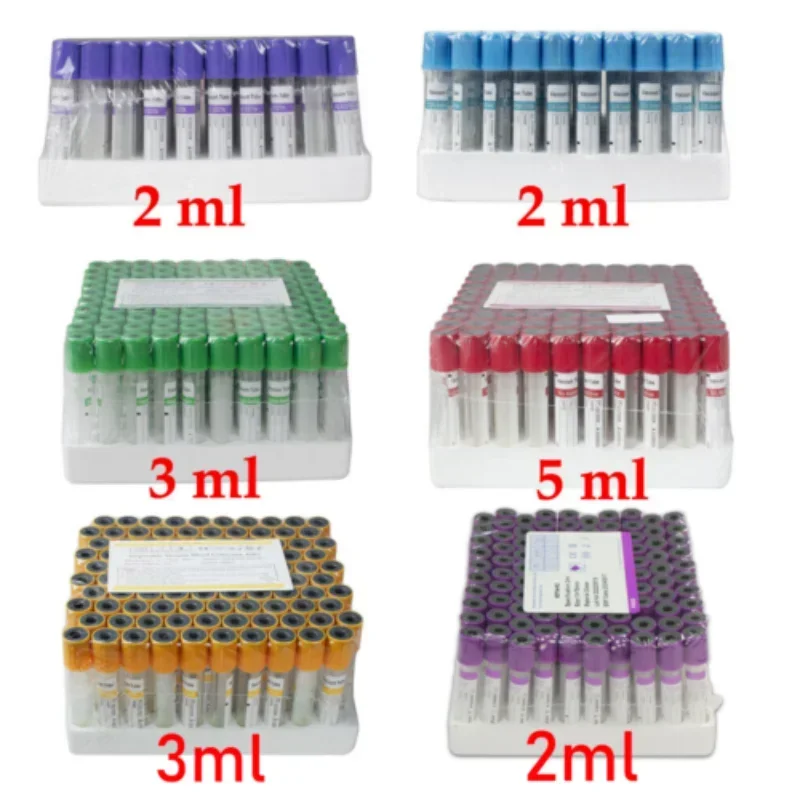 Medical Lab Supplies - Medizinisches Labor, Vakuum-Blutsammlung, Koagulation/Röhrchen/EDTA-Röhrchen, 2/3/5 ml,