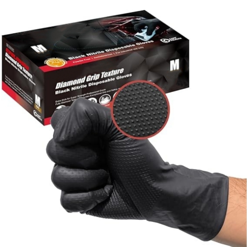 8Mil Hochleistungs-Schwarze Ni – Disposable Gloves Nitrile Bewertung und Preis