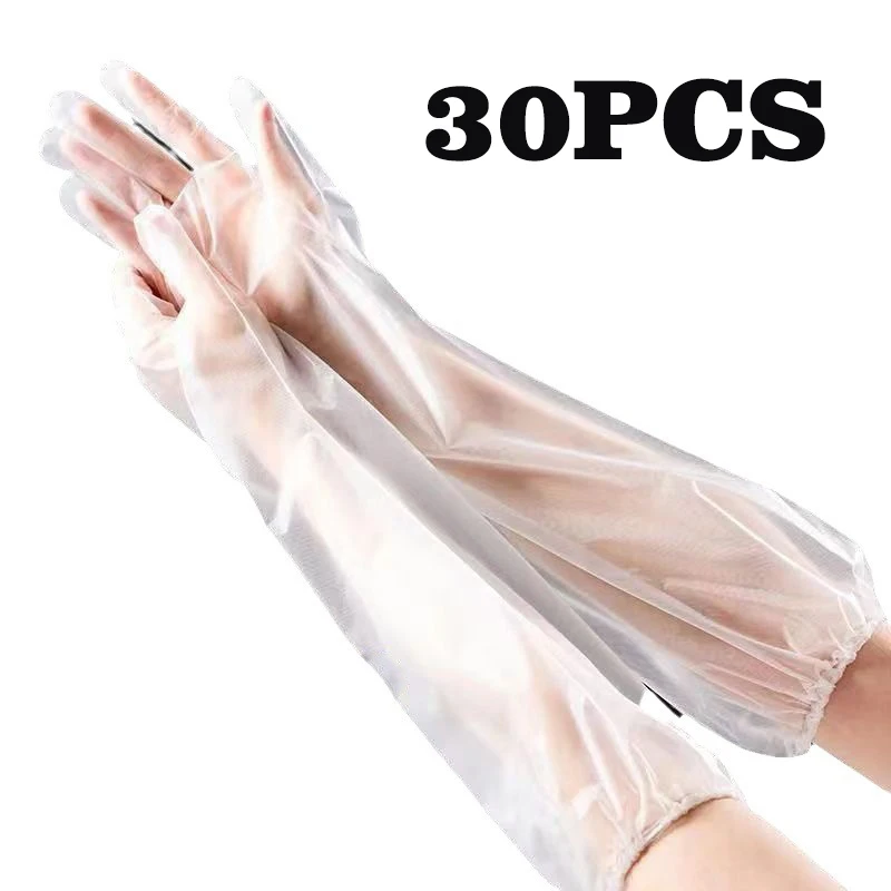 30PCS Einweg Arm Schutz Handsc – Disposable Gloves Nitrile Bewertung und Preis