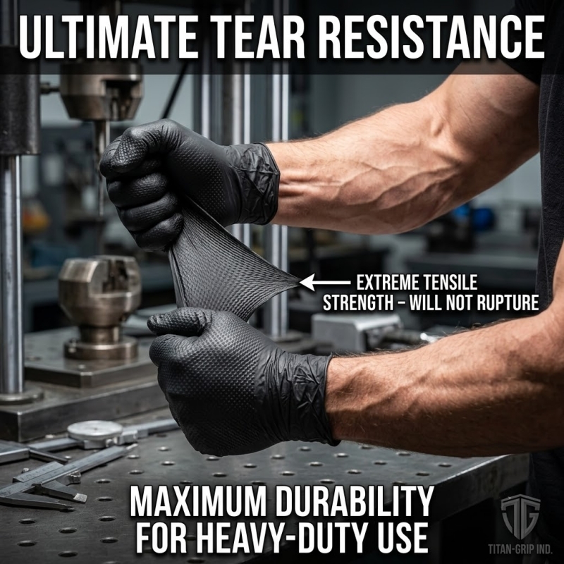 Robuste Schwarze Industrielle  – Disposable Gloves Nitrile Bewertung und Preis