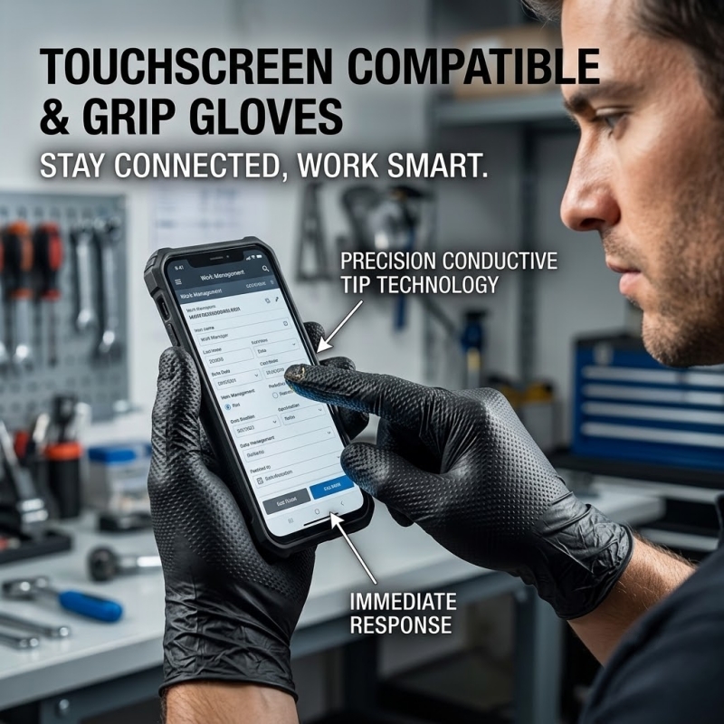Robuste Schwarze Industrielle  – Disposable Gloves Nitrile Bewertung und Preis