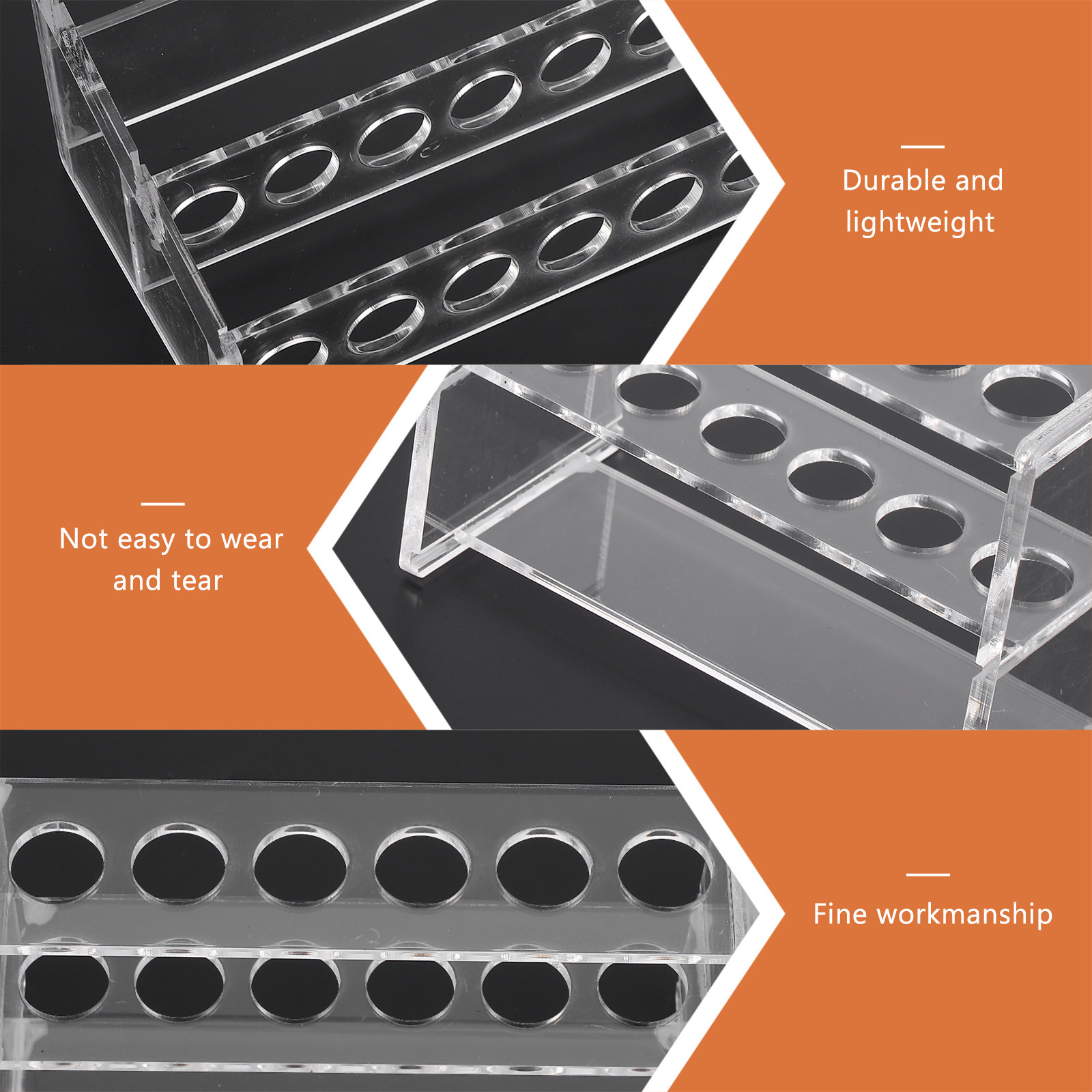 12-Loch-Acryl-Reagenzglasständ – Centrifuge Tube Rack Bewertung und Preis